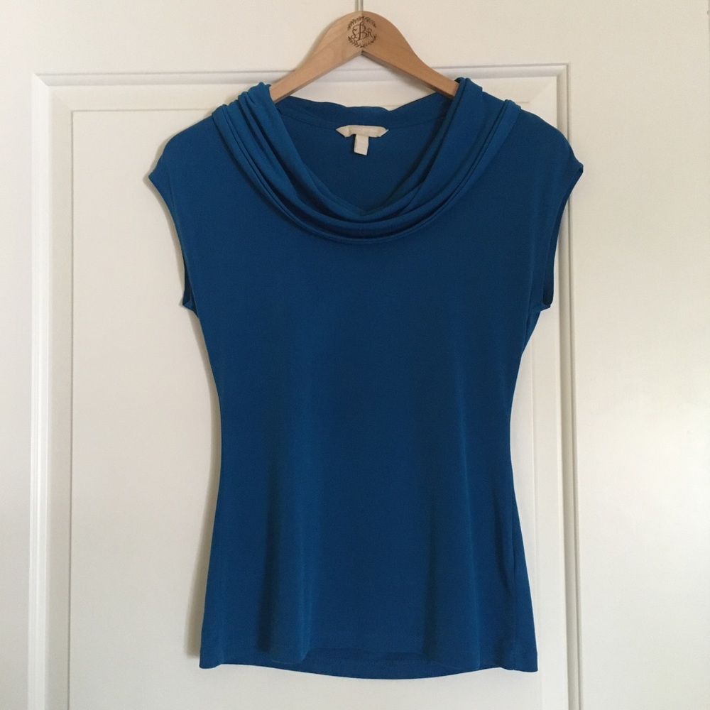 Blue Banana Republic Cowl Neck Blouse